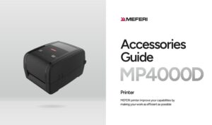 Guide des accessoires MP4000D
