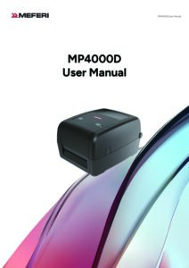 Manuels d'utilisation du MP4000D, en