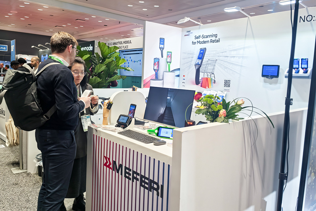 NRF-1 (4) Live product demonstration at the MEFERI booth at NRF 2026 in New York