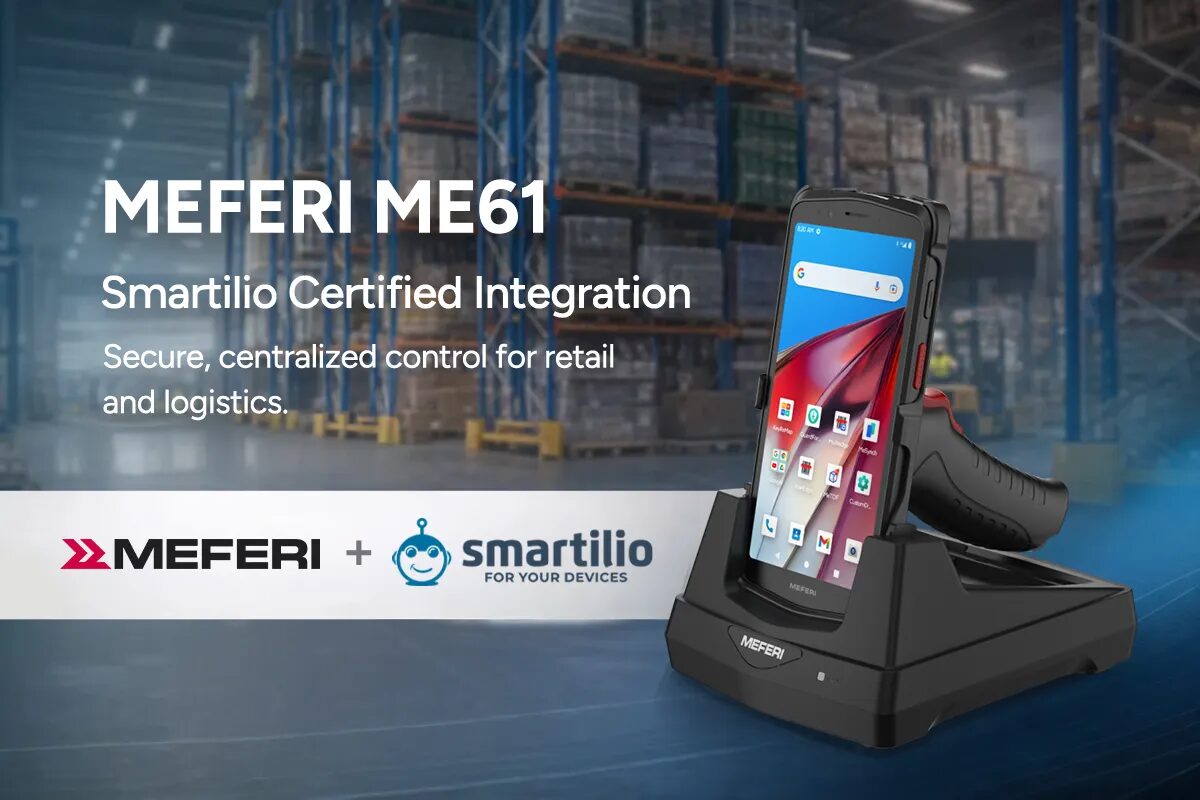 Datenerfassungsterminal MEFERI ME61 Jetzt Smartilio-zertifiziert