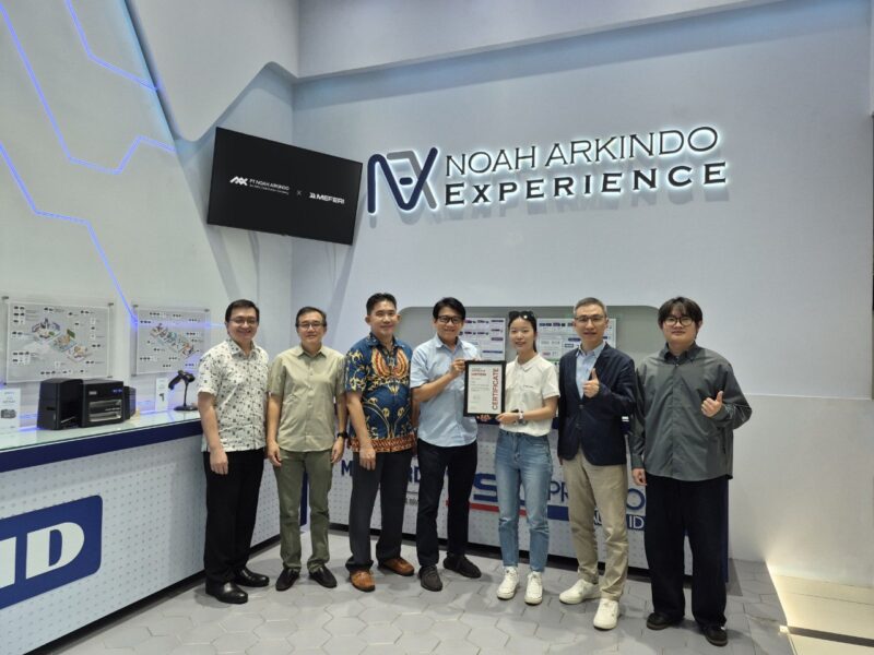 MEFERI ha emitido oficialmente un Certificado de Distribuidor Autorizado a PT Noah Arkindo en Indonesia.