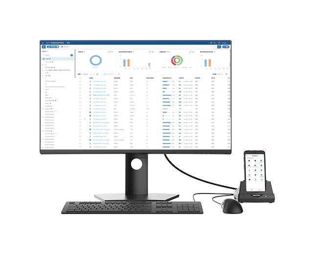SOTI MDM Management Dashboard for MEFERI Devices SOTI MDM interface managing certified MEFERI Android enterprise devices