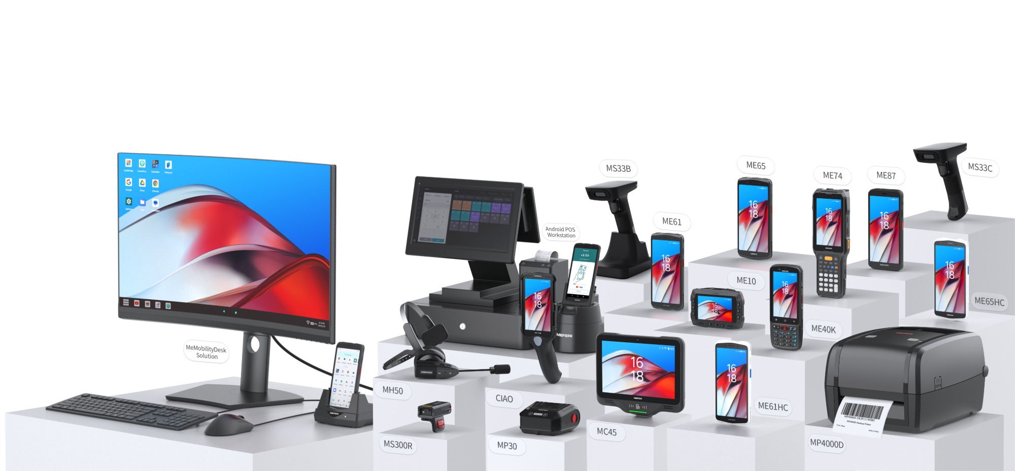 MEFERI AIDC Portfolio - EuroShop 2026 MEFERI full AIDC portfolio including mobile computers and barcode scanners at EuroShop 2026