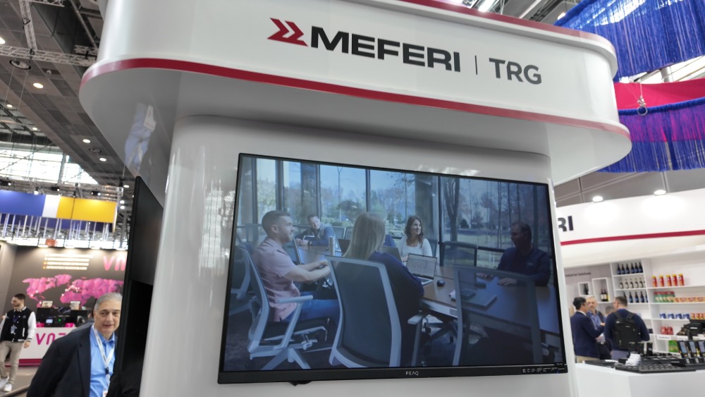 TRG Retail Technology Solution - EuroShop 2026 TRG retail technology solution integrated with MEFERI AIDC devices at EuroShop 2026